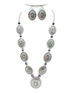 The Huntsville Concho Necklace Set