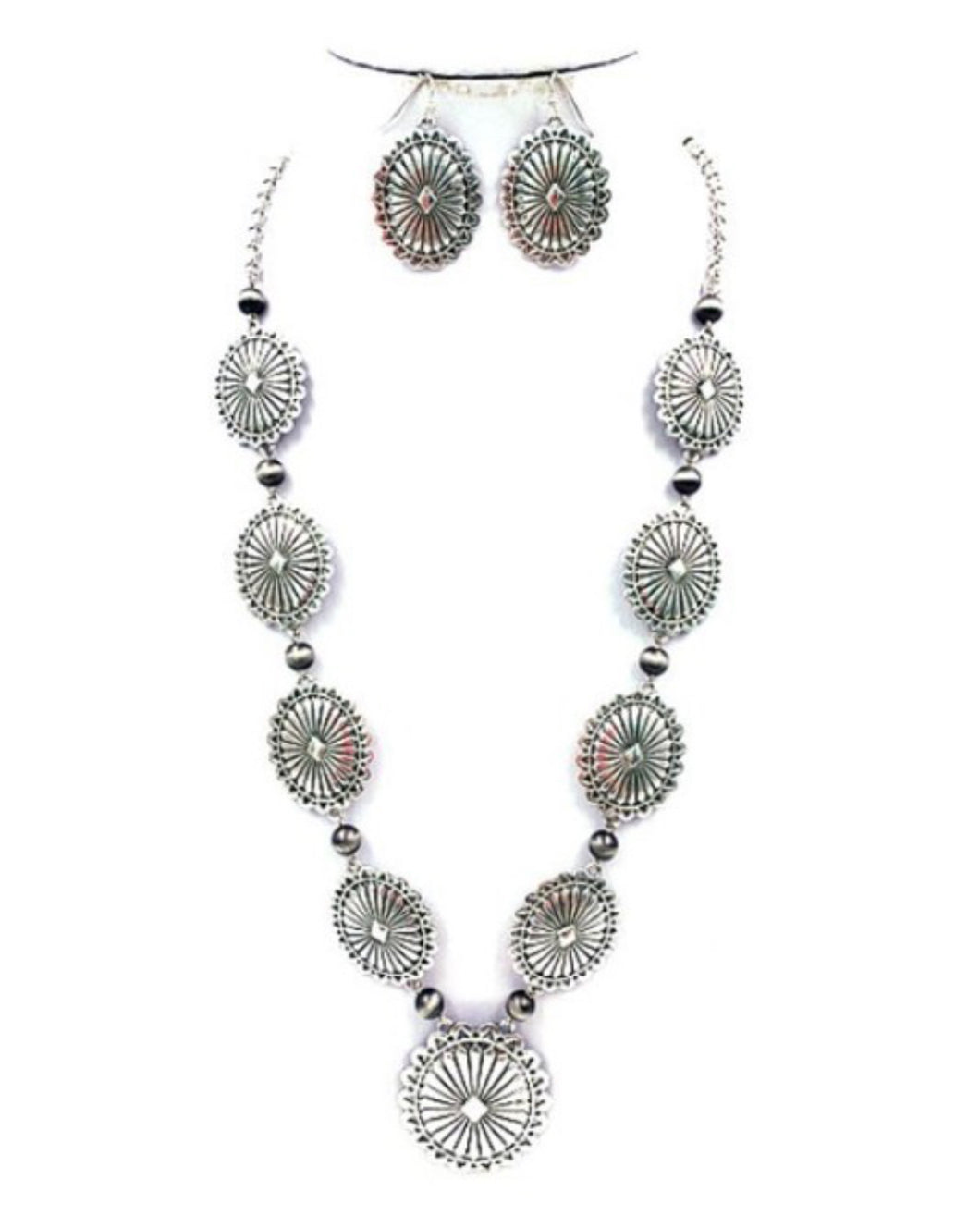 The Huntsville Concho Necklace Set