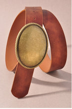 Load image into Gallery viewer, The Longview Belt Cognac-Gold
