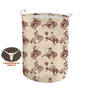 Bucking Horse Collapsible Laundry Basket