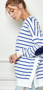 The Crowley Stripe Sweater 1X-3X