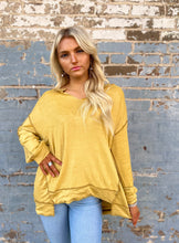 Load image into Gallery viewer, The Payson Top in Mustard S-XL
