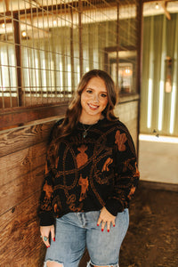 The Copper Cowboy Sweater (Reversible) S-XL