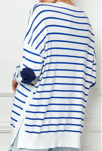 The Crowley Stripe Sweater 1X-3X