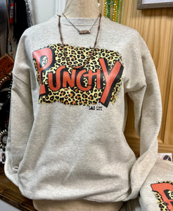 The Punchy Leopard Sweatshirt S-XL