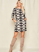 Load image into Gallery viewer, The Wild Bandita Aztec Dress S-3X
