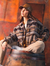 Load image into Gallery viewer, The Belle Mustard Aztec Jacket Shacket S-L
